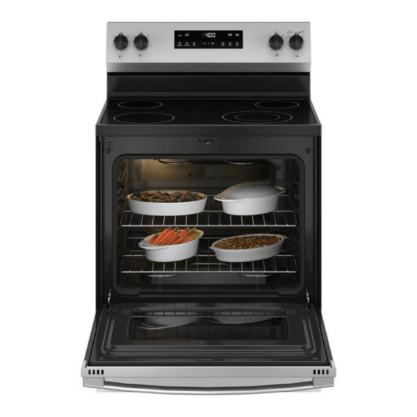 GE® 30" FS STEAM CLEAN RANGES - STAINLESS STEEL  ELECTRIC - Image 2
