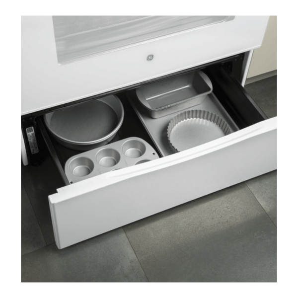 GE® 30" FS STEAM CLEAN RANGES - WHITE  ELECTRIC - Image 5
