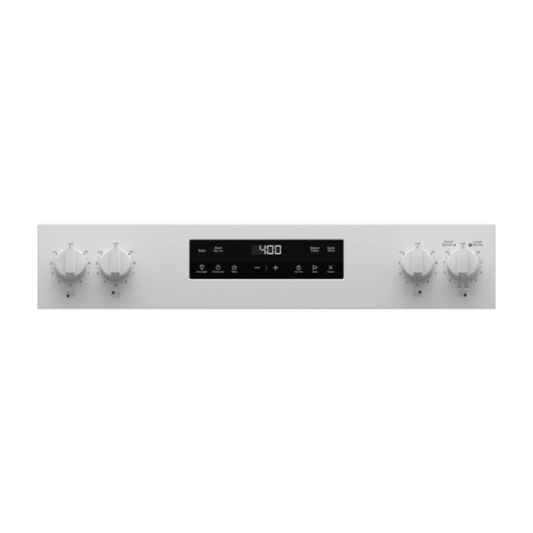 GE® 30" FS STEAM CLEAN RANGES - WHITE  ELECTRIC - Image 3