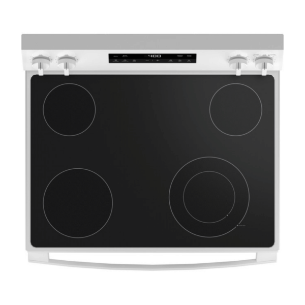 GE® 30" FS STEAM CLEAN RANGES - WHITE  ELECTRIC - Image 4