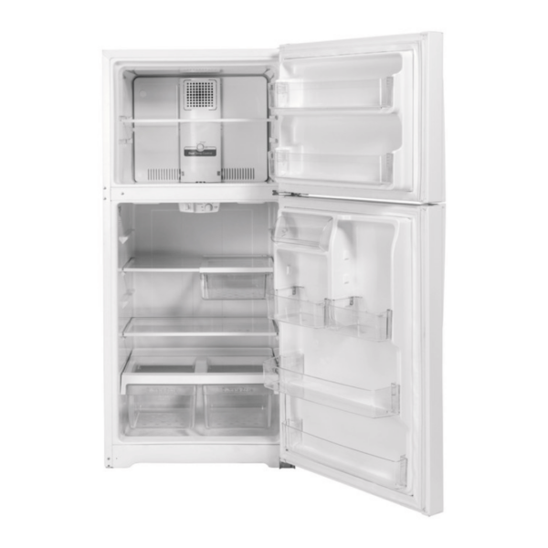 GE® 19.2 CU. FT. GARAGE READY TOP-FREEZER REFRIGERATOR - WHITE - Image 3