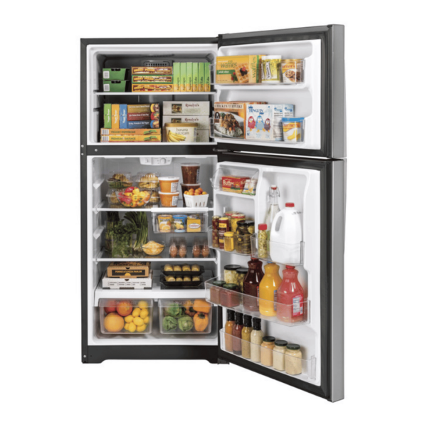 GE® 19.2 CU. FT. GARAGE READY TOP-FREEZER REFRIGERATOR - STAINLESS STEEL - Image 2